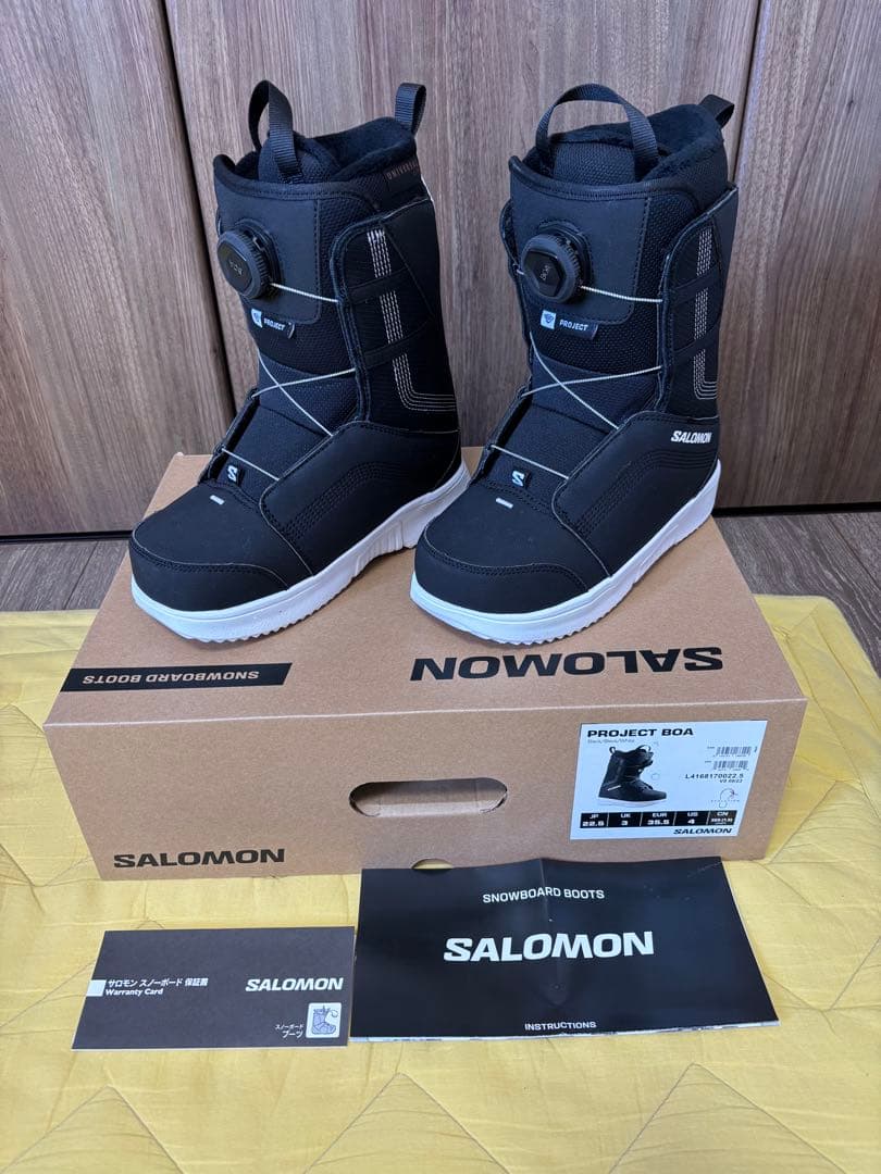 サロモン　キッズ　スノーボードブーツ　22.5cm