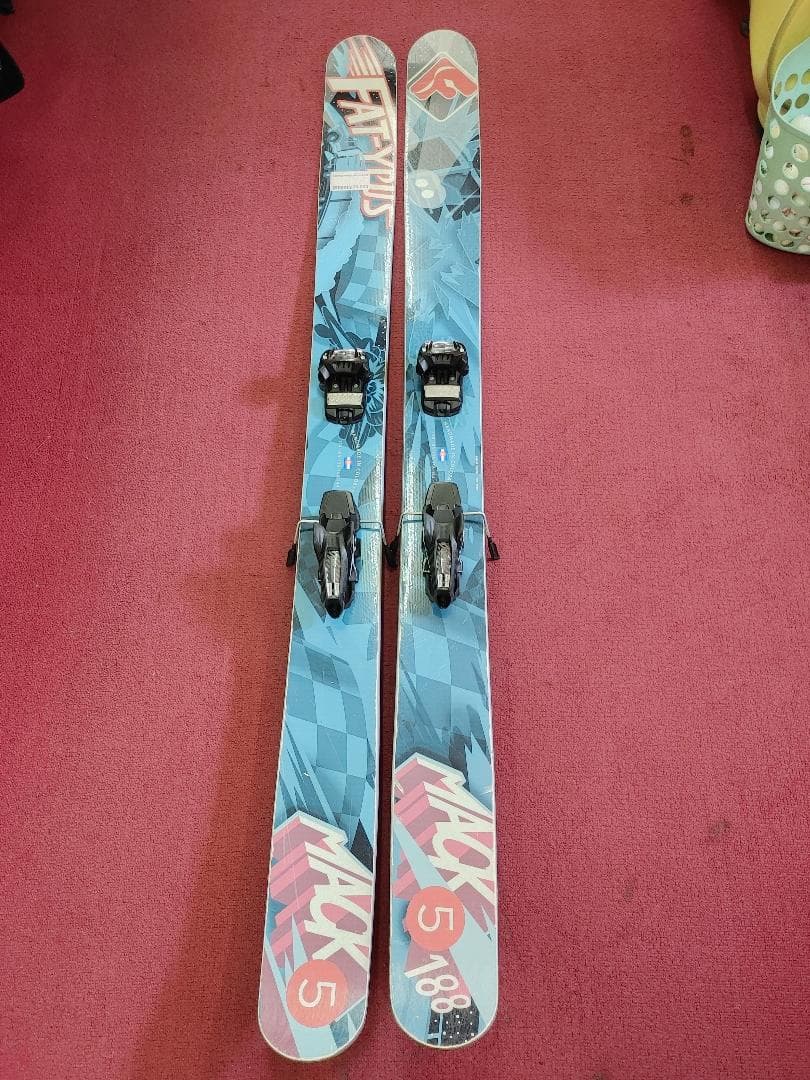 スキー 188 FAT-YPUS Mack 5 139 Marker Jester 16