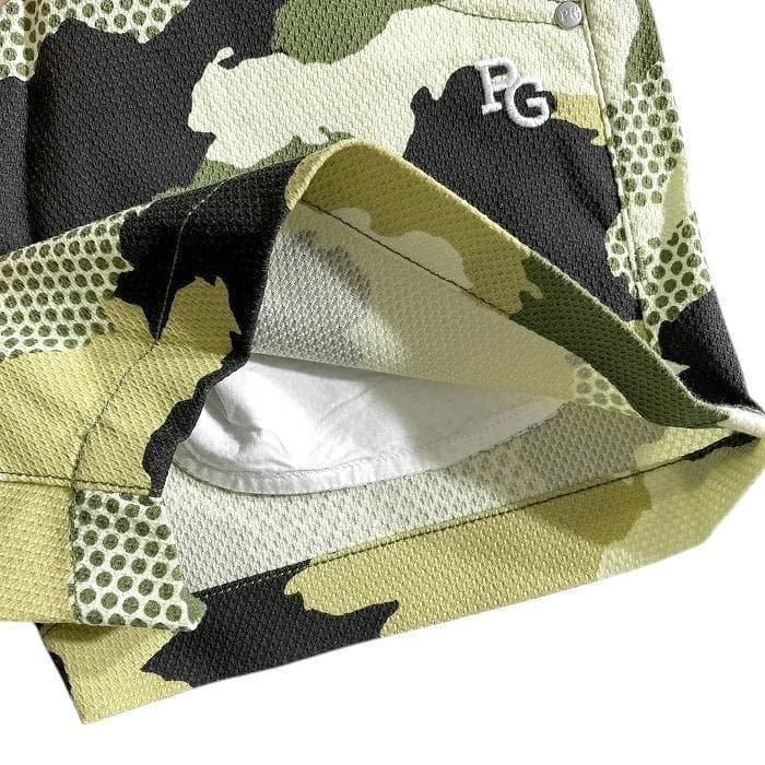 パーリーゲイツ ゴルフ TCドビー 迷彩柄 ストレッチ ショートパンツ 1