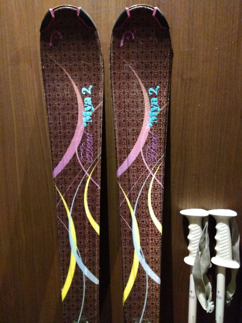 高級✨️ハイエンド✨️レディース用 カーボン スキーセット メンテ・WAX済み✔