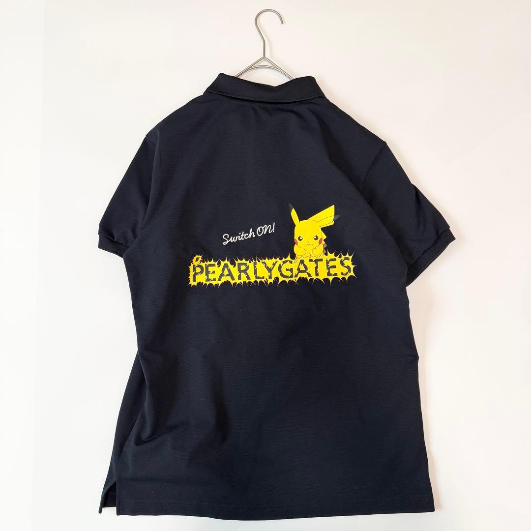 パーリーゲイツ　ポケモン　コラボ　メンズ　2025SS サイズ6 ブラック