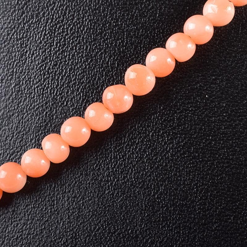 珊瑚　サンゴ　ネックレス　Ｋ18金具　箱付　D　4712