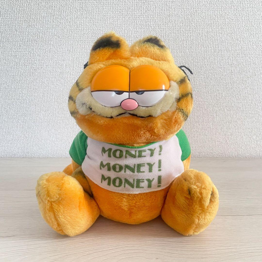 【期間限定バラ売★目玉商品★】ガーフィールド ぬいぐるみ 貯金箱