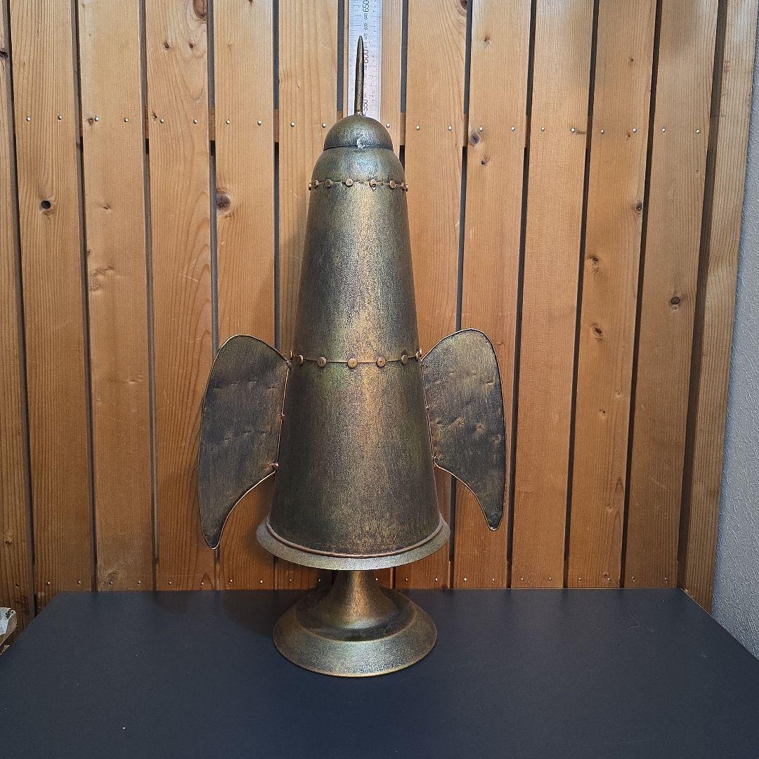 アンティーク　金属製オブジェ043