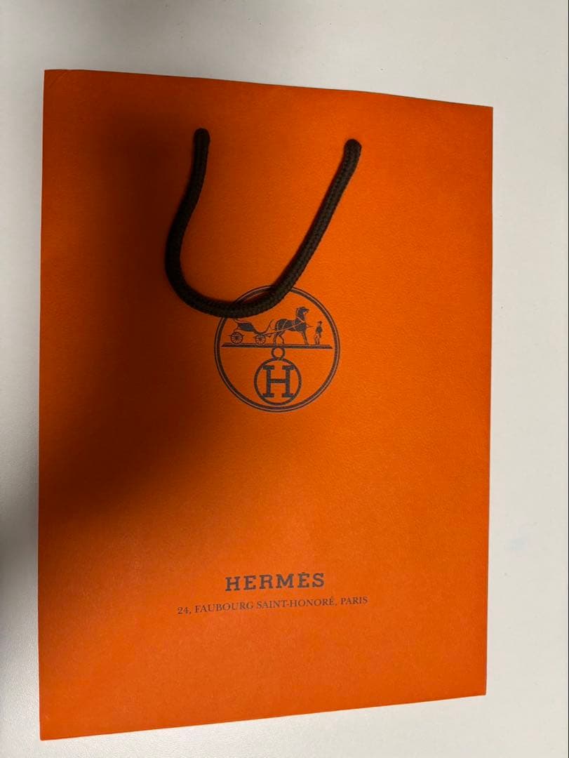 HERMES ハンドタオル ステアーズ オレンジ