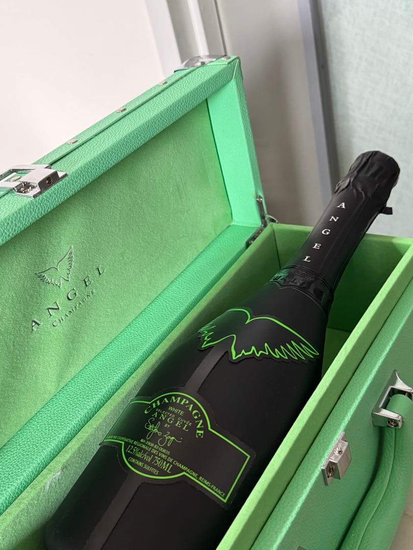 未開封 ANGEL 専用ケース付き　エンジェルシャンパン　ヘイローグリーン