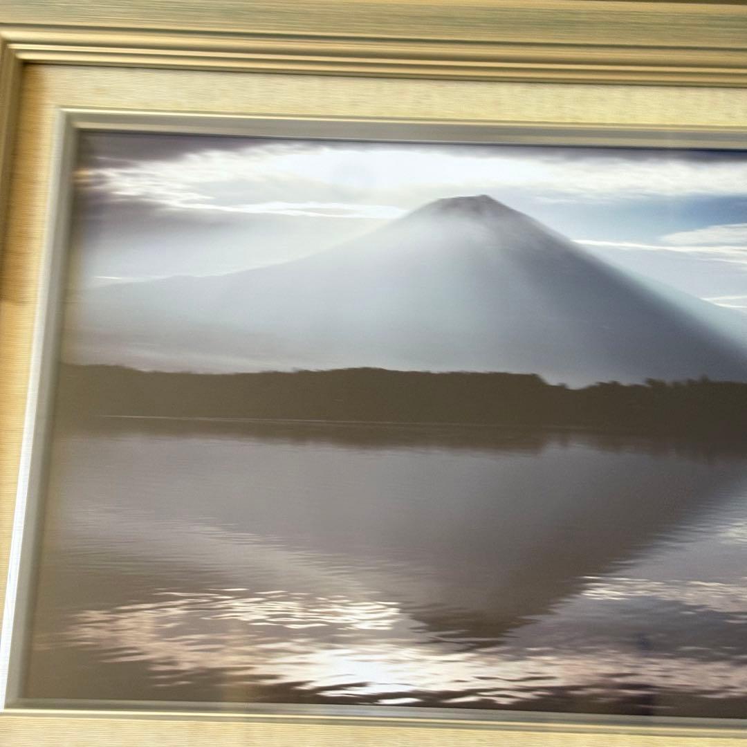 写真「天界からの光」Joshua 額装 富士山 自然 風景 J