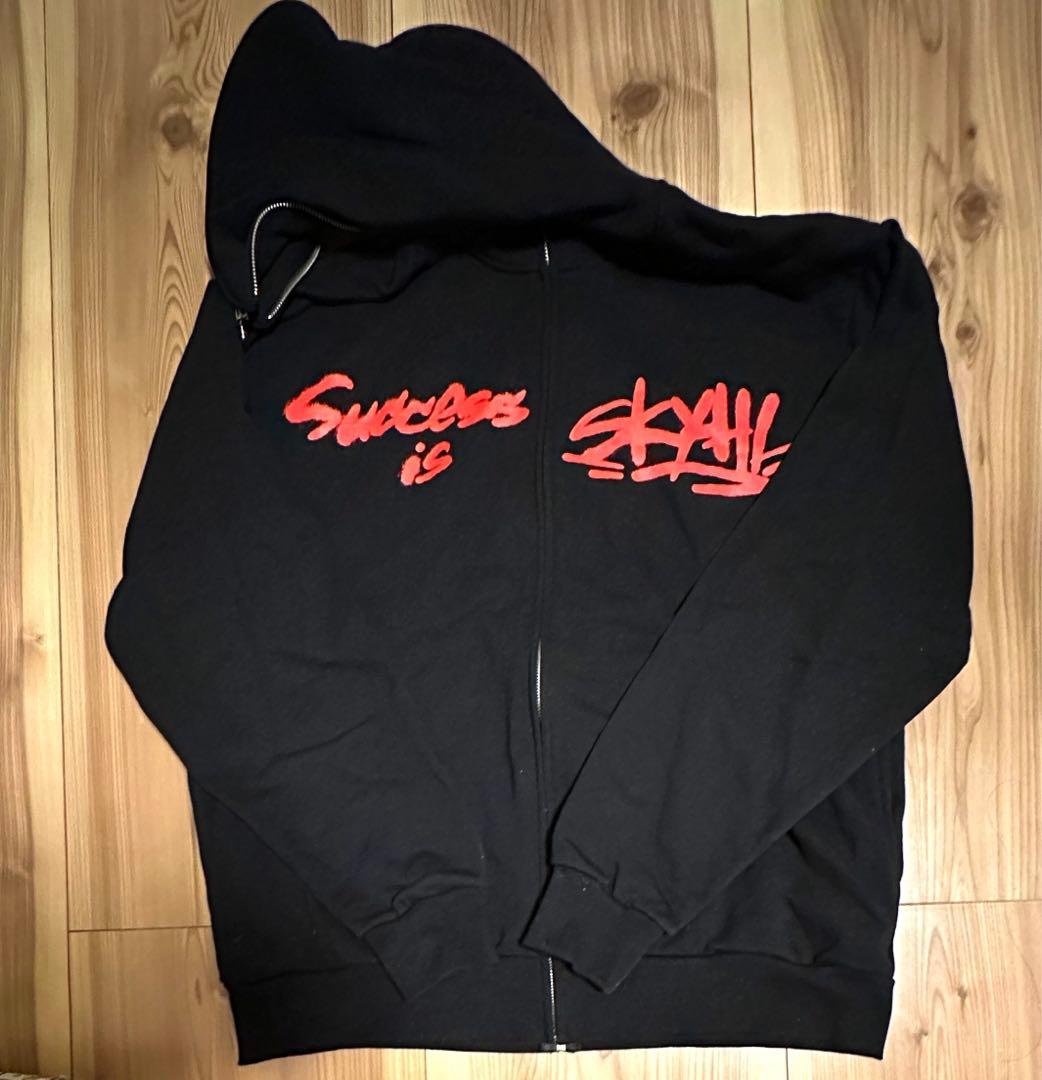 SKY-HI スプリット　 ジップパーカー ブラック 【Lサイズ】