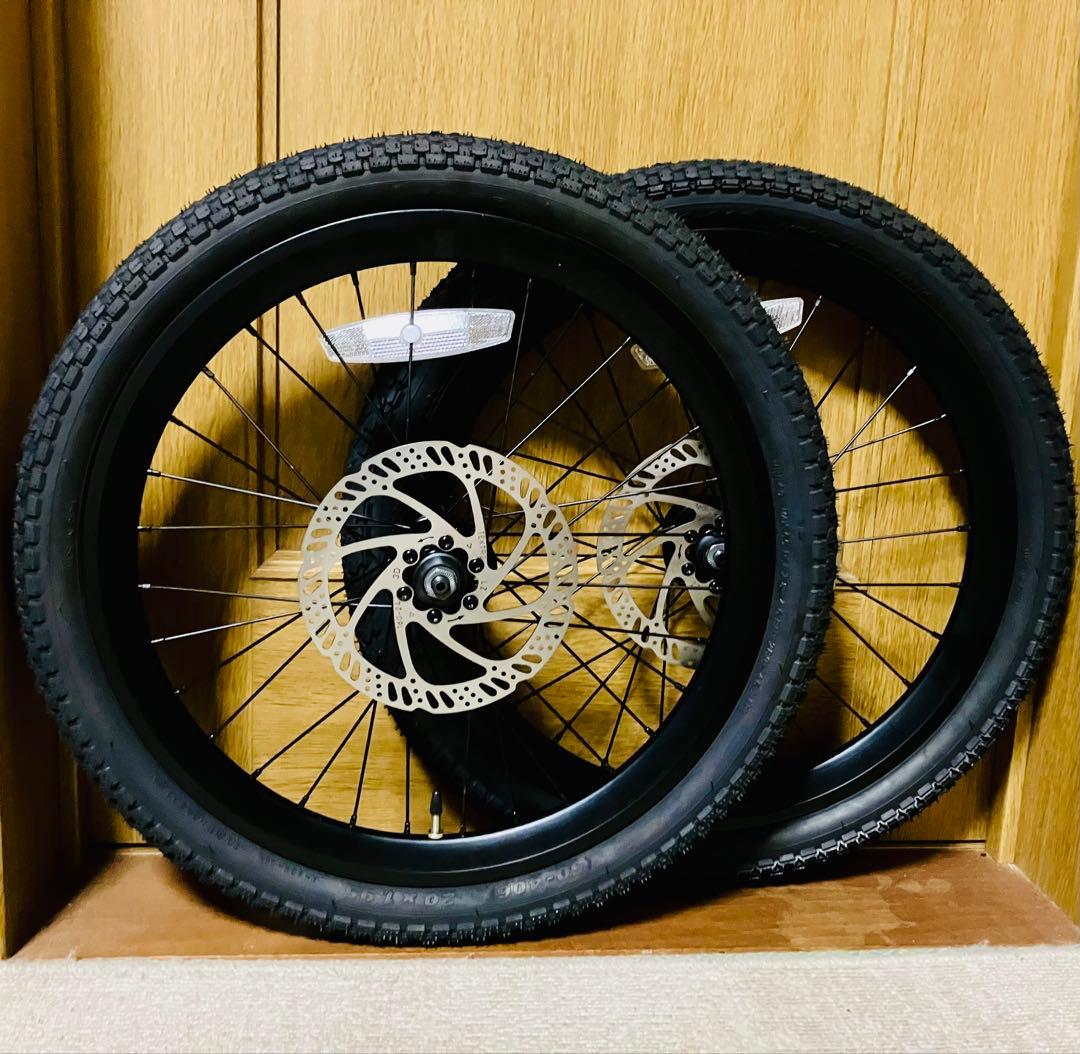 新車外し TERN AMP F1 406 ディスク ブレーキホイール スプロケ付