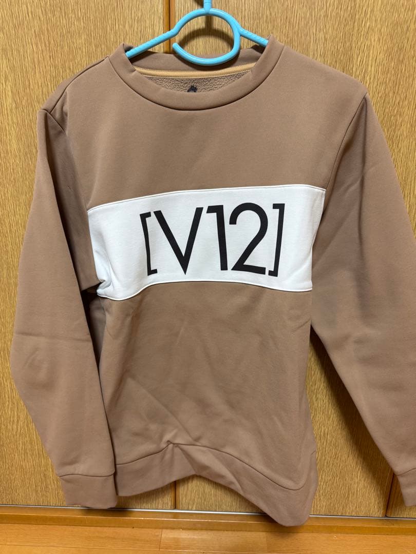 V12 ブラウン トレーナー Lサイズ