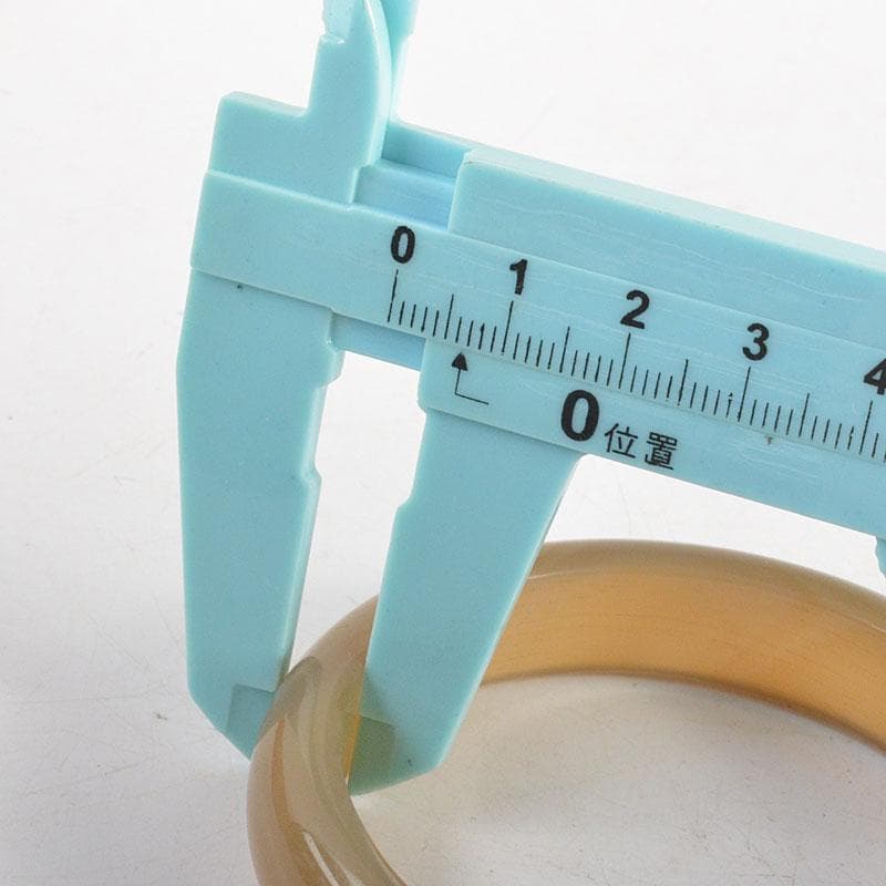 中国　玉石彫刻　黄翡翠　環　装飾品　時代箱付　C　6802