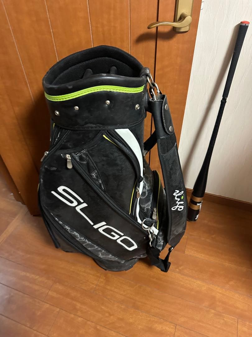 SLIGO キャディバッグ 黒/緑