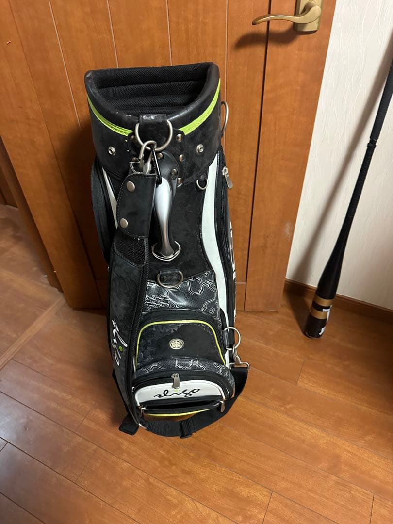 SLIGO キャディバッグ 黒/緑