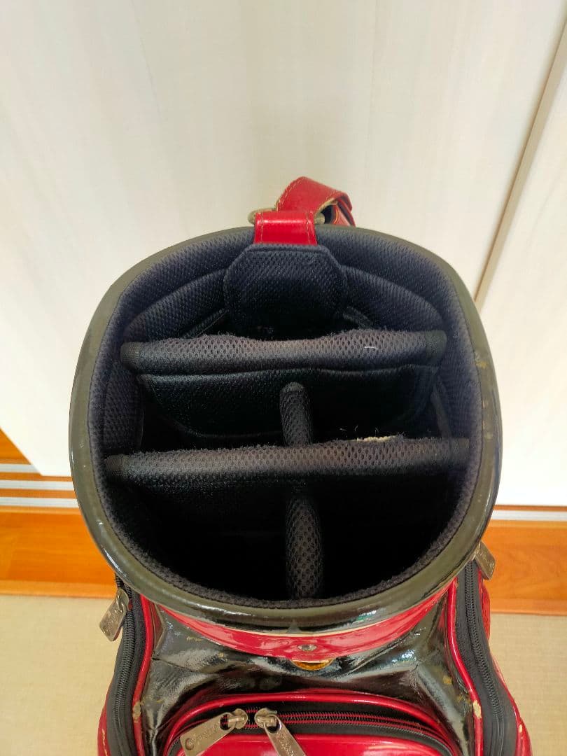 希少 大型赤色 ツアー Titleist タイトリスト キャディバッグ