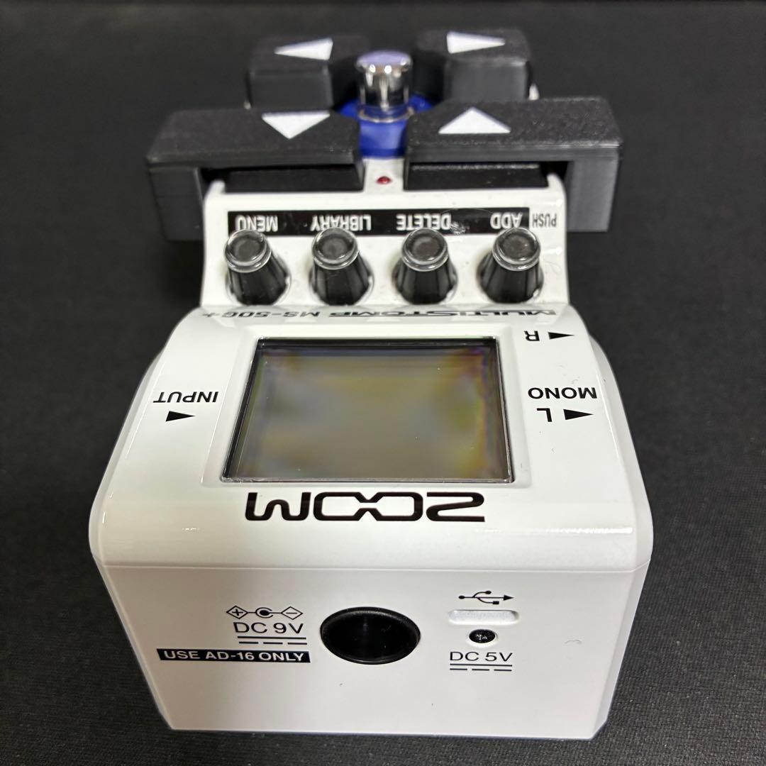 ★程度極上★送料無料★ZOOM MS-50G＋/マルチ★後付フットスイッチ付属