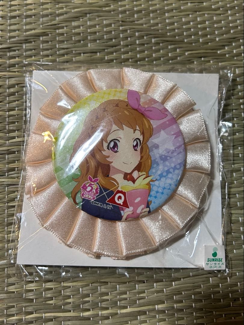 アイカツ！ 大空あかり リボンブローチ 富士急 コラボ 缶バッジ