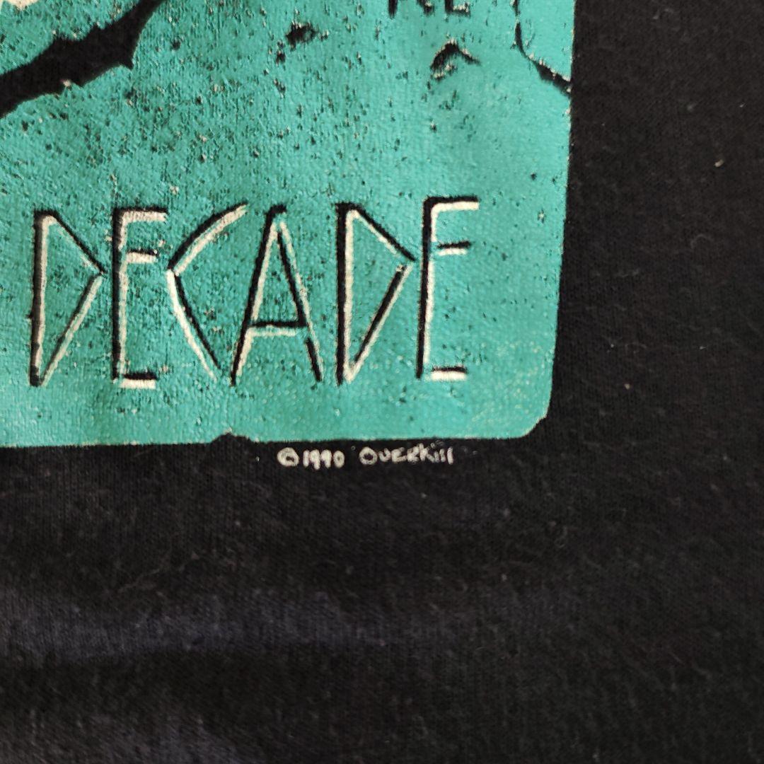 OVERKILL 1990 “DAWN OF THE DECADE ” Tシャツ