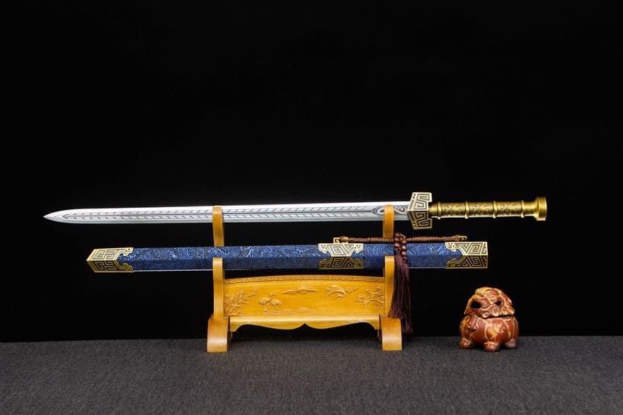 秦王漢剣-高性能マンガン鋼 古兵器 武具　刀装具　日本刀　模造刀 居合刀