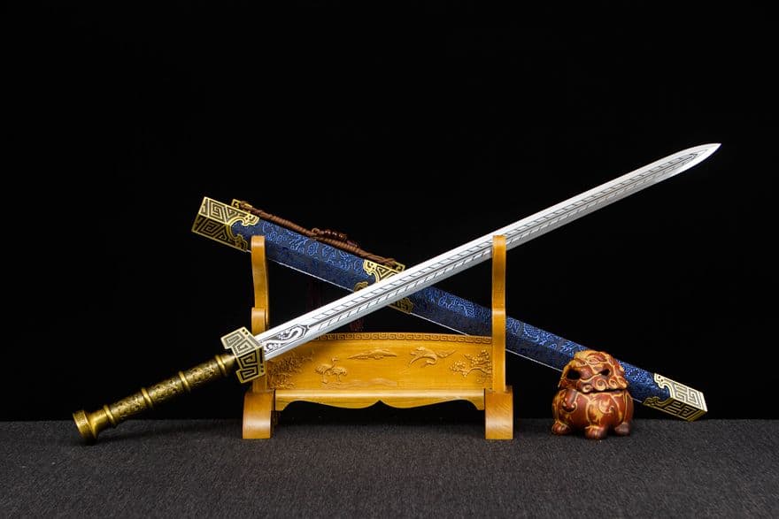 秦王漢剣-高性能マンガン鋼 古兵器 武具　刀装具　日本刀　模造刀 居合刀