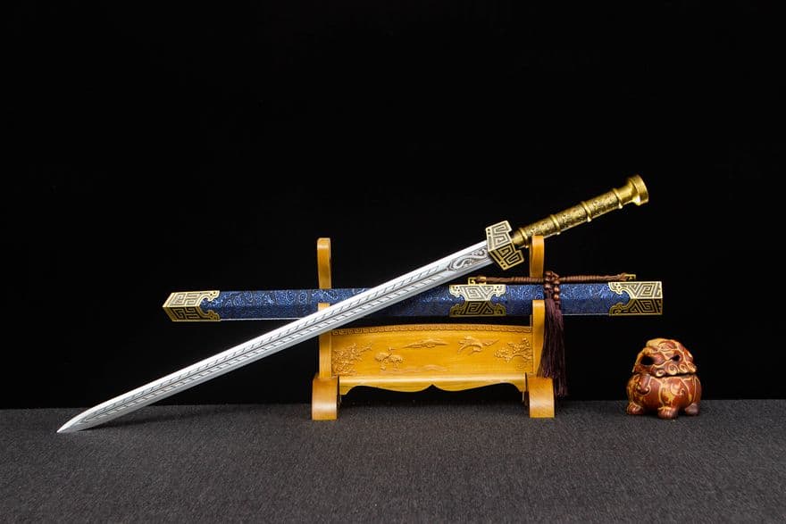 秦王漢剣-高性能マンガン鋼 古兵器 武具　刀装具　日本刀　模造刀 居合刀