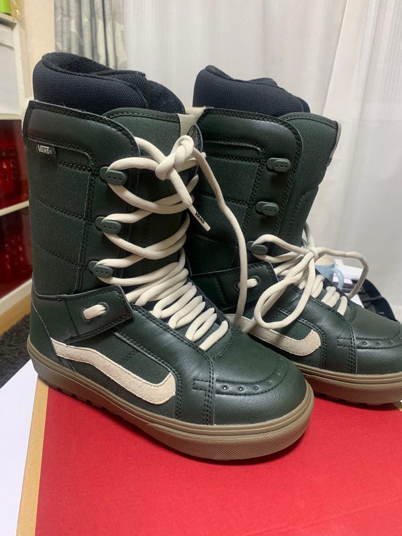 【新品未使用】VANS スノーボードブーツ ダークグリーン 26cm 箱付き