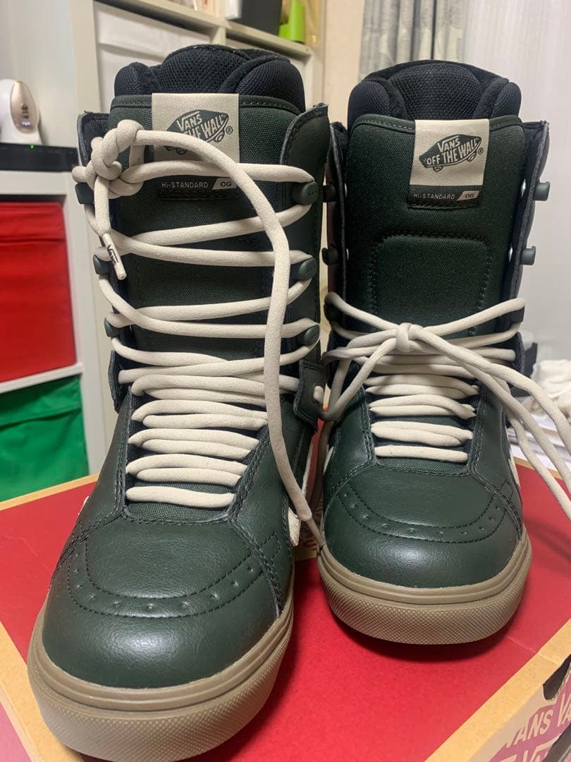 【新品未使用】VANS スノーボードブーツ ダークグリーン 26cm 箱付き