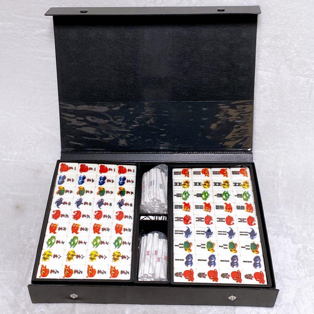 激レア　大海物語　マージャン牌　麻雀牌　未使用級　ケース付き　箱付き　ビンテージ