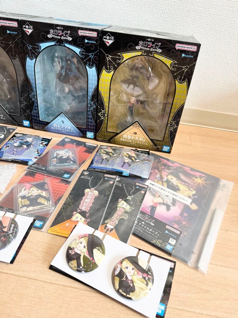 ホロライブ 白上フブキ 獅白ぼたん 角巻わため フィギュア 一番くじ