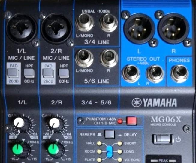 YAMAHA MG06X アナログミキサー