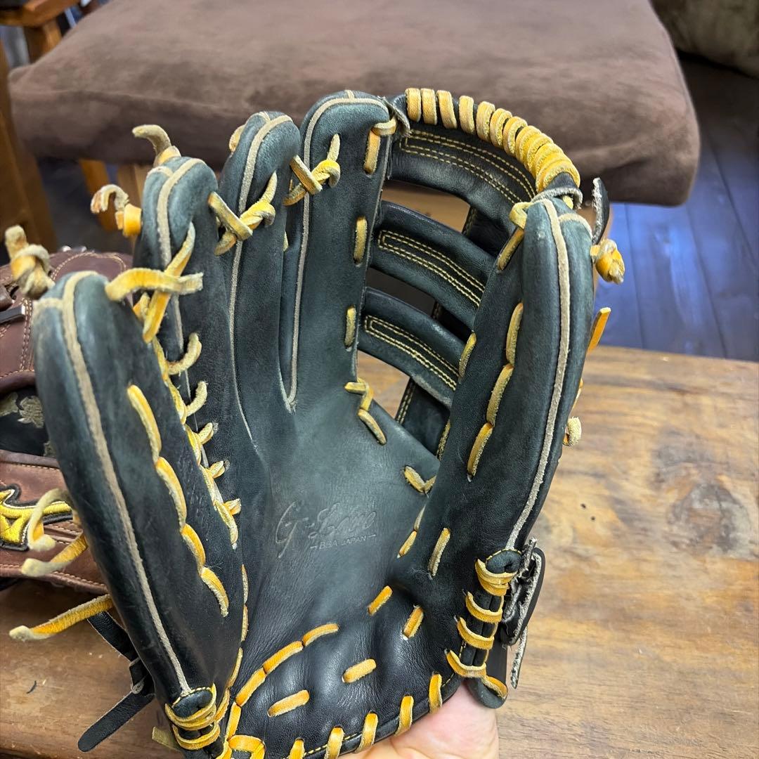 ミズノプロ硬式グローブ投手＆BBA硬式外野手グラブセット