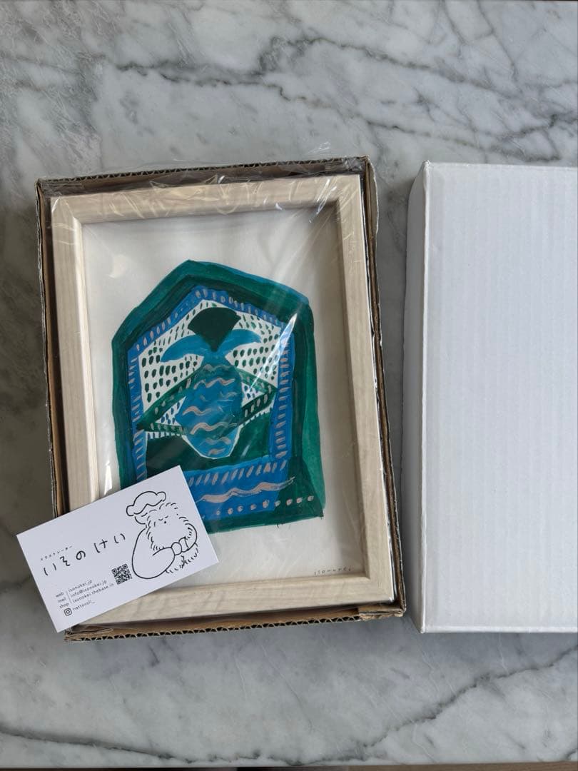 いそのけい　イラスト原画　フレーム付