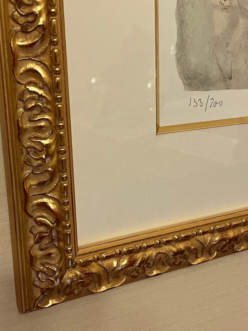 【真作保証】ベルナール　シャロワ リトグラフ