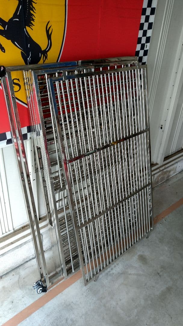 特大ケージ ステンレス製 美品(●引取り限定)