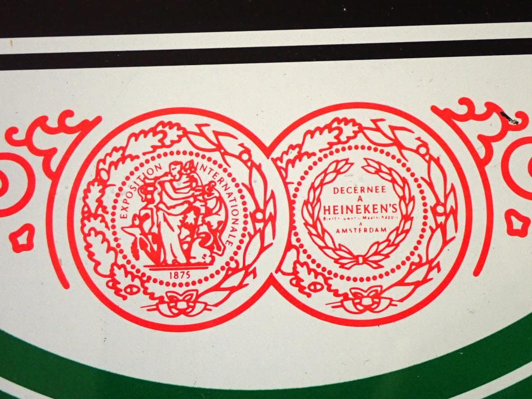 ☆珍品レア品☆Heineken ハイネケン ビンテージ大判トレイ&コースター