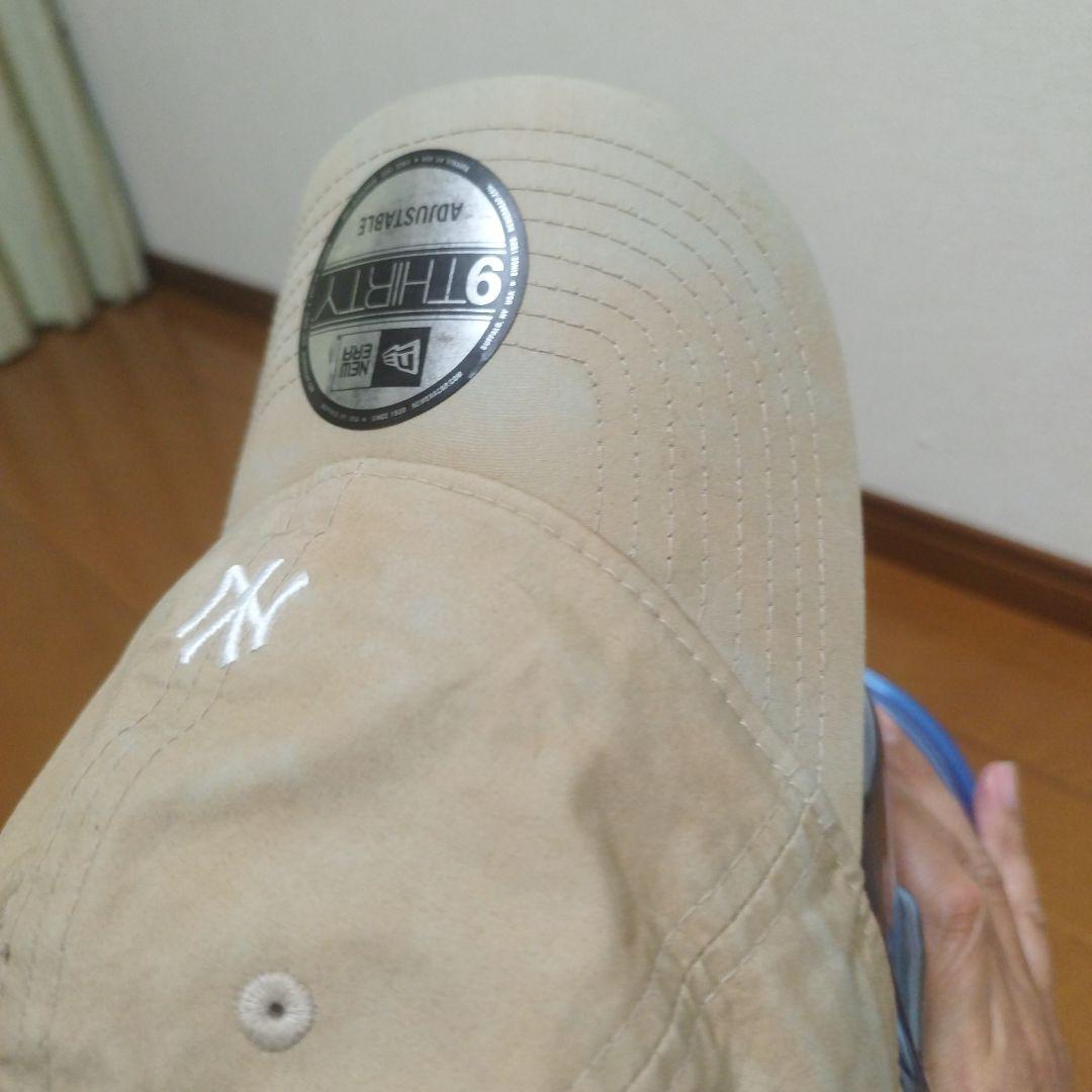 フェードあり　ニューエラ　ヤンキース　ベージュ　9THIRTY