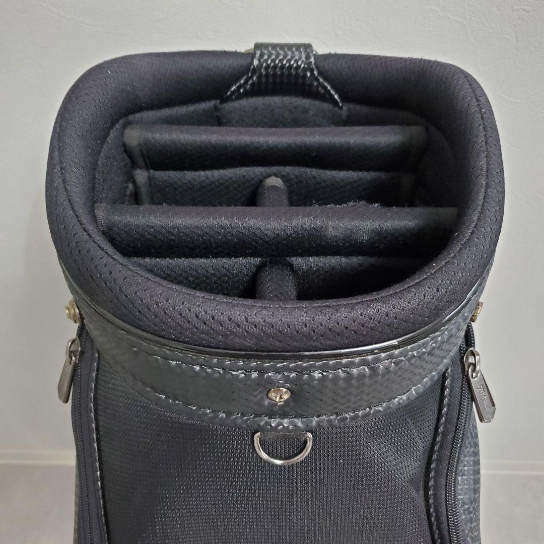 美品訳あり格安✨️タイトリスト　キャディバッグ　オールブラック