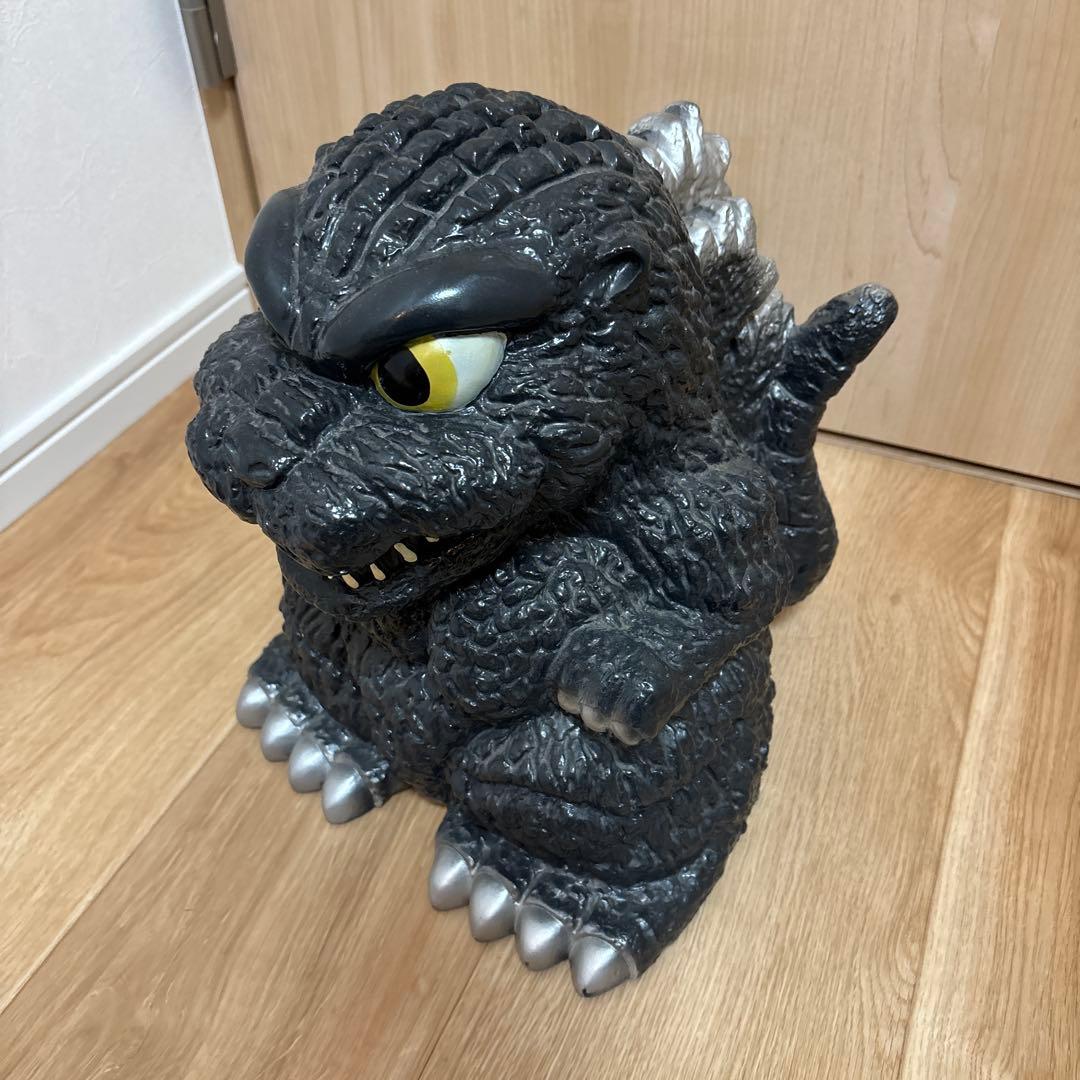 ゴジラフィギュア・貯金箱 約35cm 黒