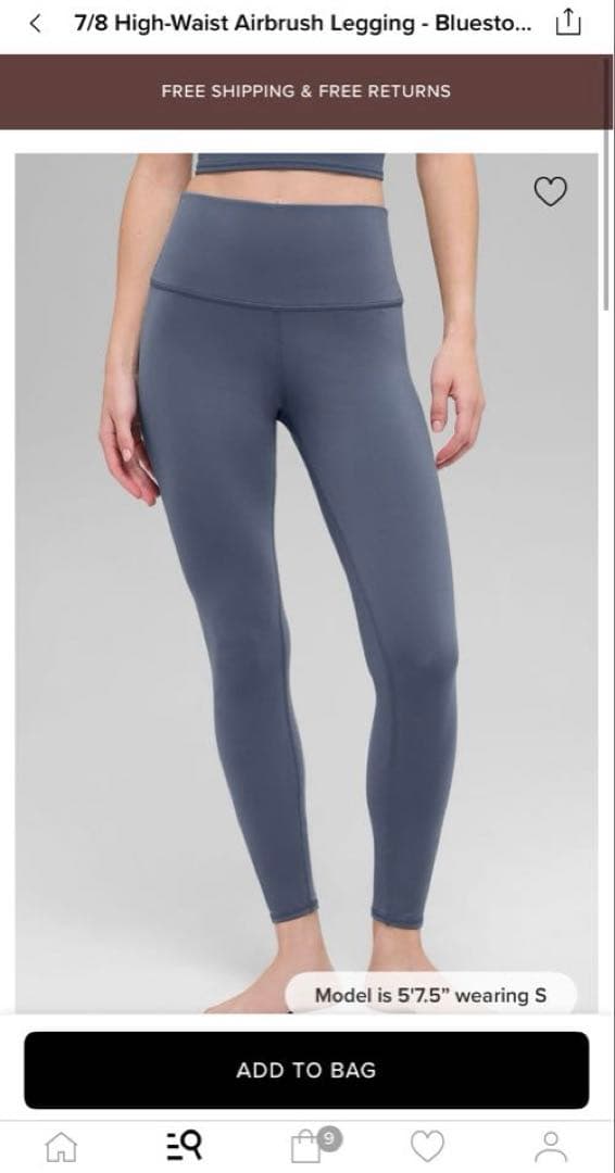 ヨガ・ピラティス alo yoga 7/8High-Waist Airbrush Legging