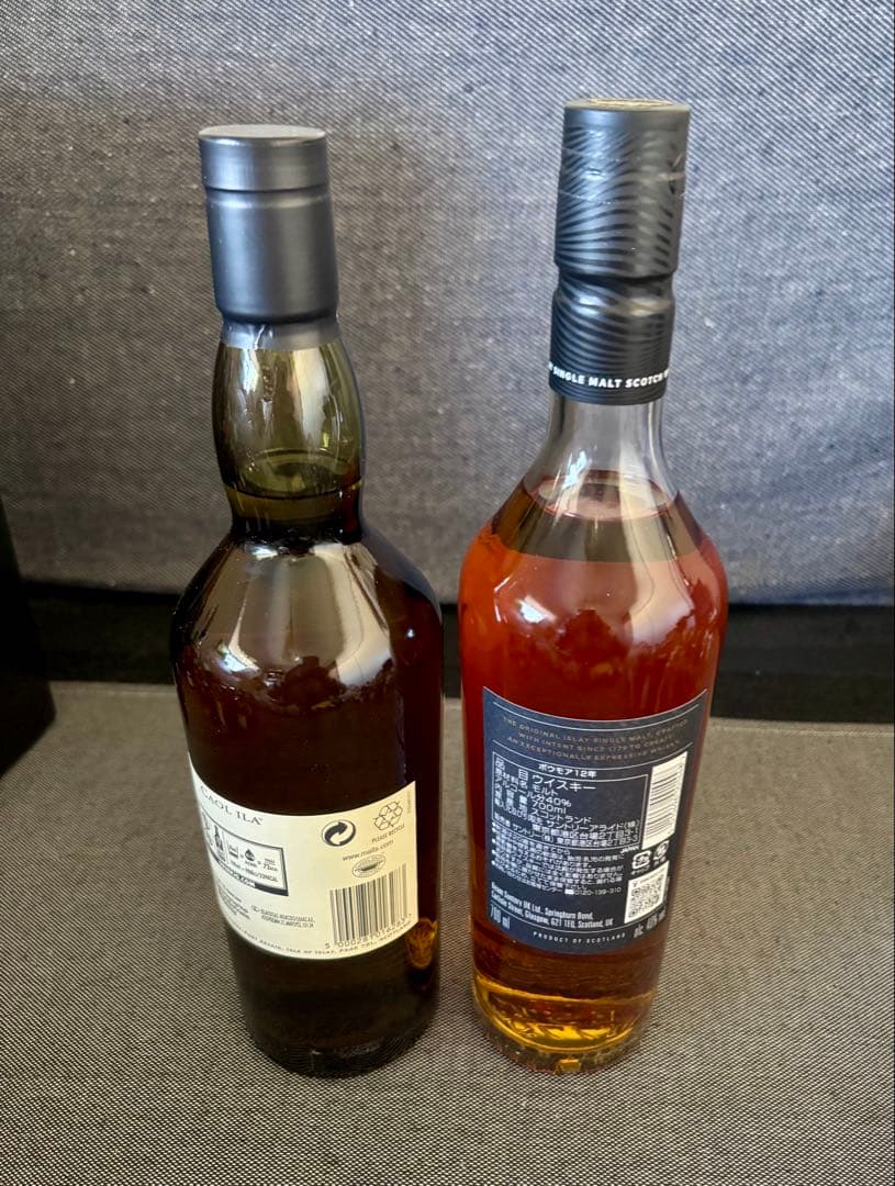 ボウモア12年　ブラックラベル　カリラ12年　アイラモルト2本セット　未開封
