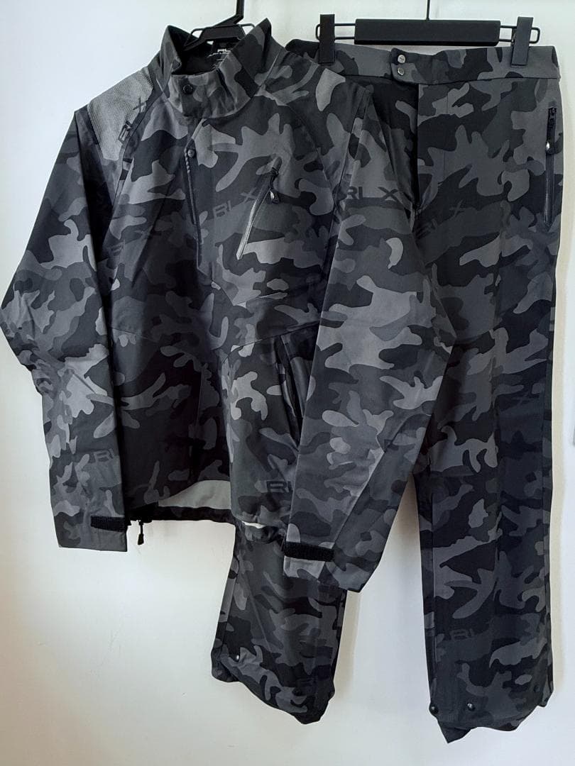 超美品 サイズS RLX GOLF レイン セットアップ カモ 希少 日本未発売