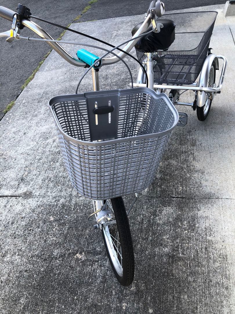 年末お値引き　引取り限定　レックス3輪シティサイクル グレー　20/16