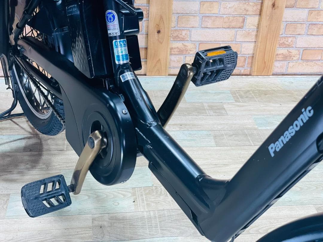 激人気 ブラック 王様 ギュットアニーズ子供乗せ電動アシスト自転車 H2582