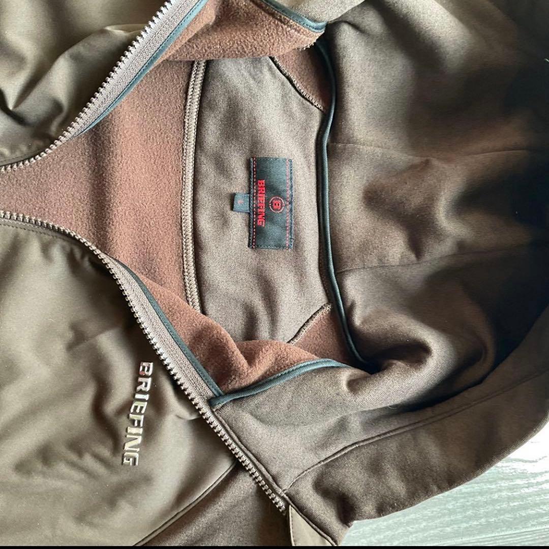 ブリーフィング　パーカー　(ブラウン、メンズL)