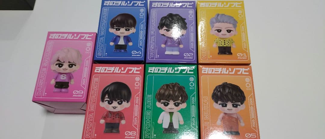 ぷ*ん様  Man ぬいぐるみマスコット 7体セット