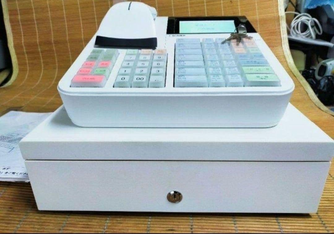 クローバーレジスター　JET-670スキャナ付き　PC連携　送料込　670670