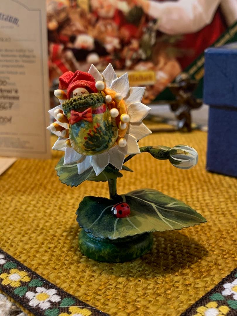 ドイツ製　木製人形　ケーテウォルファルト社の2001年度限定の妖精の赤ちゃん！