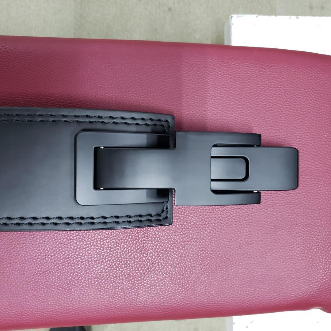 レバーアクションベルト 可変式パワーベルト オールブラック 10ｍｍ Lサイズ