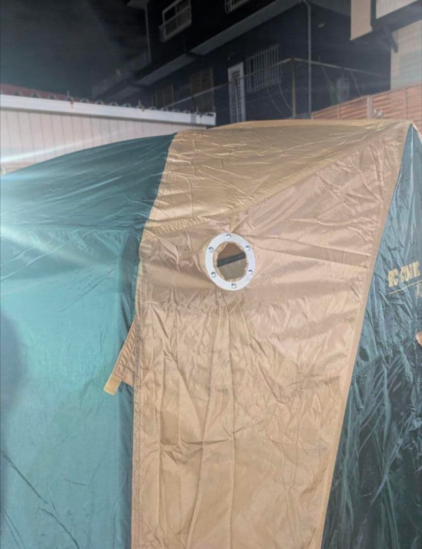 快適安全暖かテント　コールマンCUBICDOMEPLUS（中古）FFヒーター