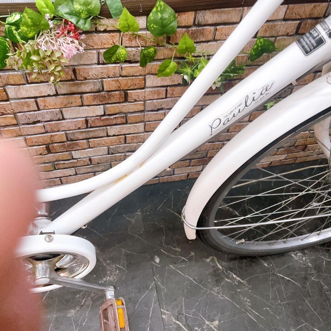 【68】一般車 ママチャリ マルイシ ホワイト 27インチ