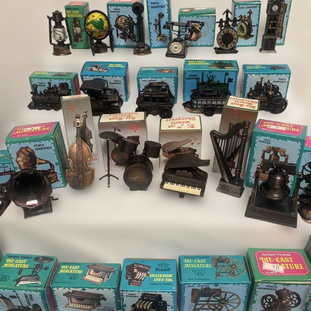 超希少！ダイキャスト鉛筆削り 昭和レトロ 30点セット 全て箱入り